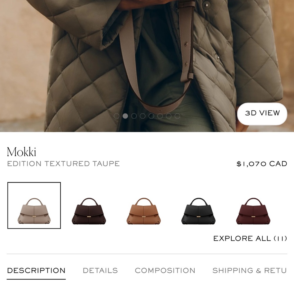Polene Mokki taupe Bag - Picture 2 of 15